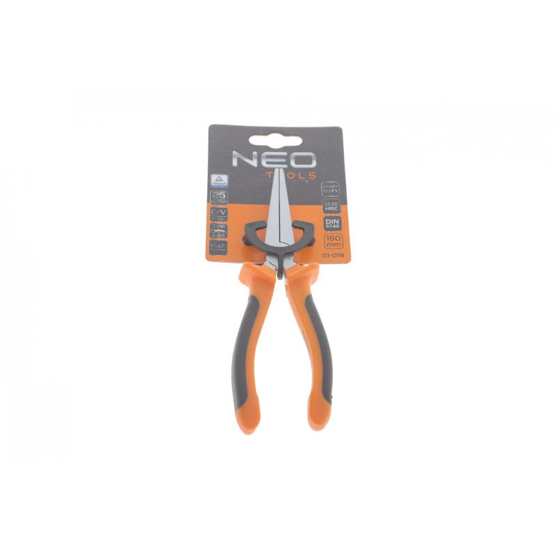 Плоскогубці з подовженими губками 6" L-160 mm