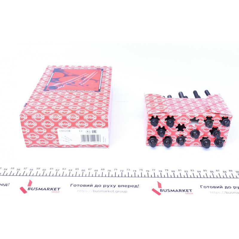 Комплект болтів з головкою системи TORX з чорного металу