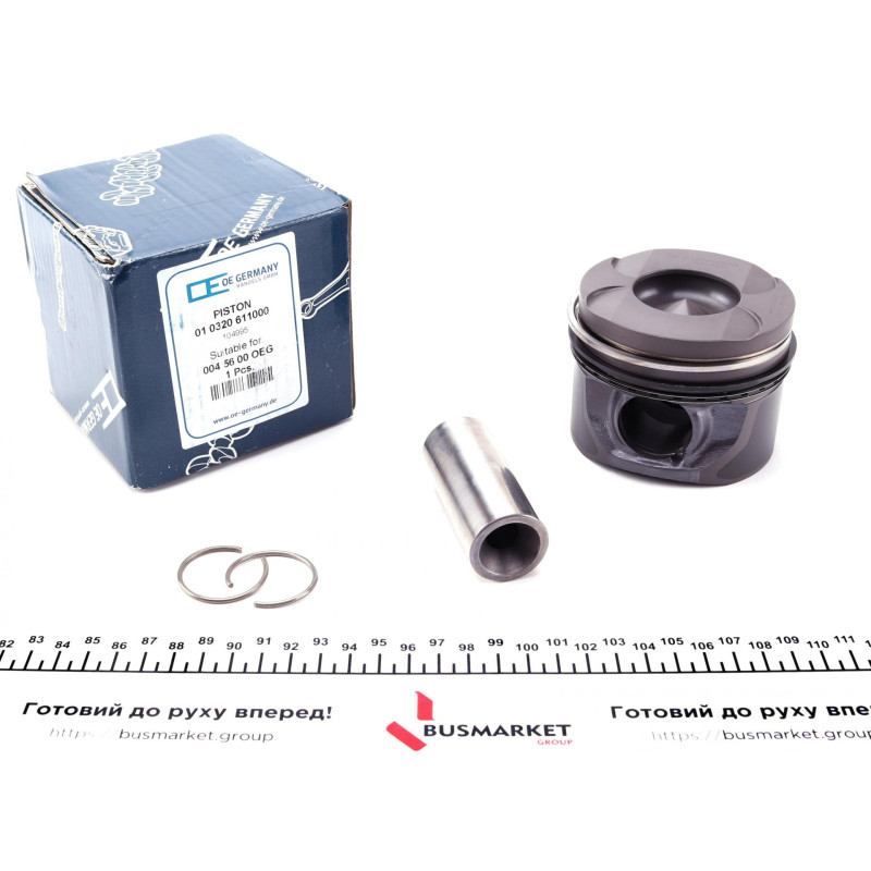 Поршень MB Sprinter OM611/612 (88.01mm/STD) (косий шатун. палець 30мм)