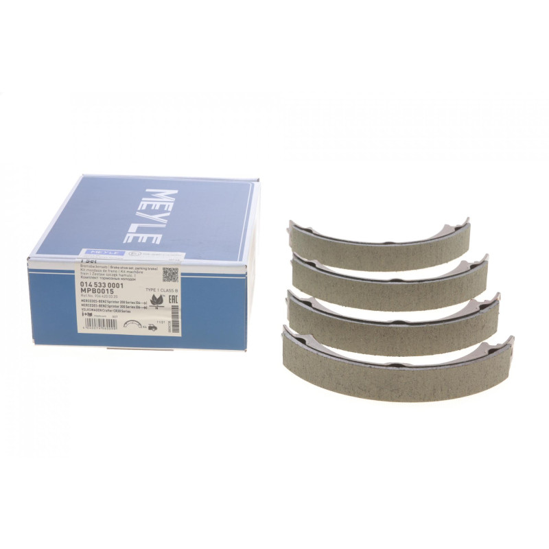 Колодки ручника MB Sprinter/VW Crafter 06- (180x25)