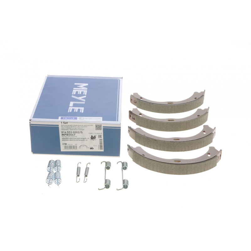 Колодки ручника MB Vito (W639) 03- (186x20) (з пружиною)