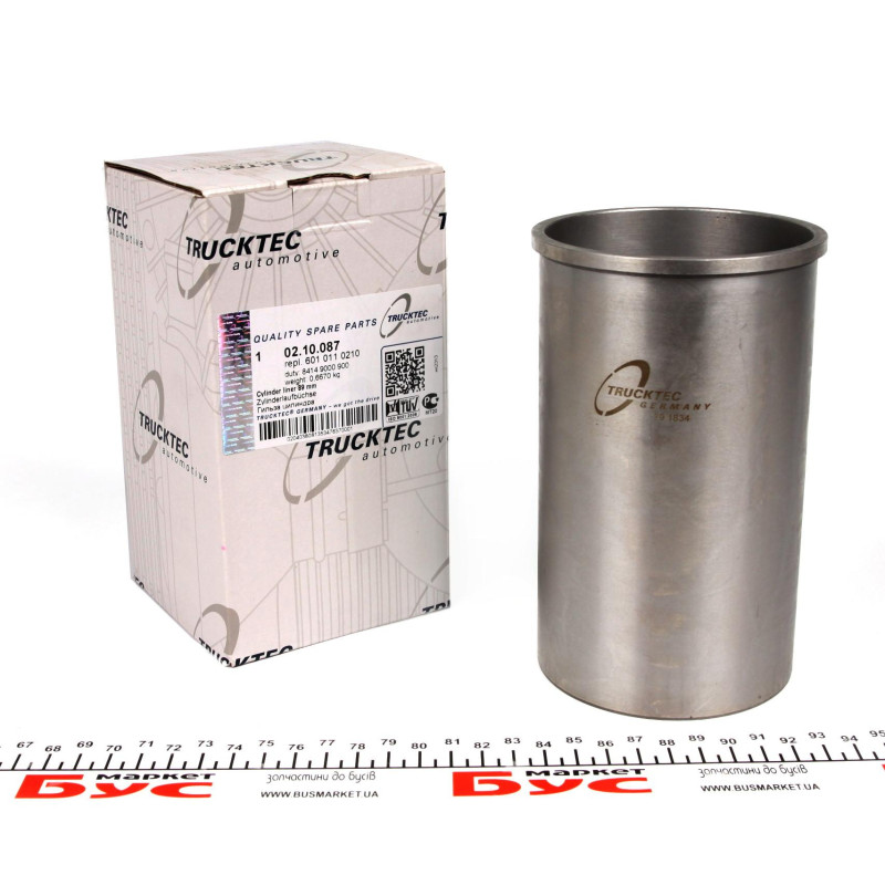 Гільза поршнева MB OM601-603 (d=89mm, Dвнешн.=91,56mm, D флянця = 96,52 mm)