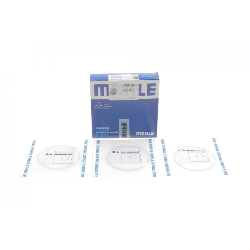 Кільця поршневі Renault Kangoo 1.4i 97- (75.80mm/STD) (1.5-1.75-3)