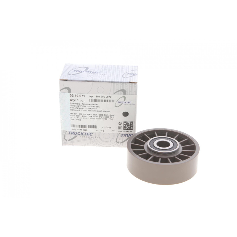 Ролик генератора MB OM601-603 (гладкий) (натяжний)