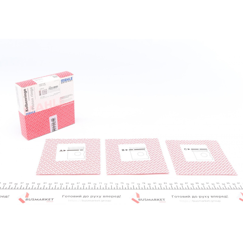 Кільця поршневі Renault Kangoo 1.9D (80.25mm/0.25) (2-2-3)