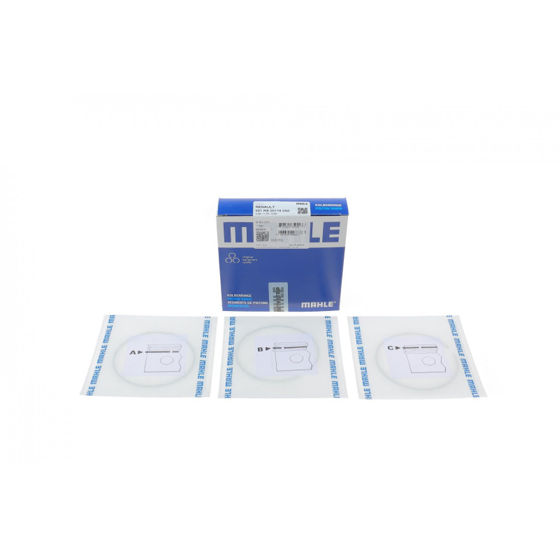 Кільця поршневі Renault Megane 11-/Trafic 1.6DCI/Opel Vivaro 1.6CDTI 14- (80.00mm/STD) (2-1.75-2)