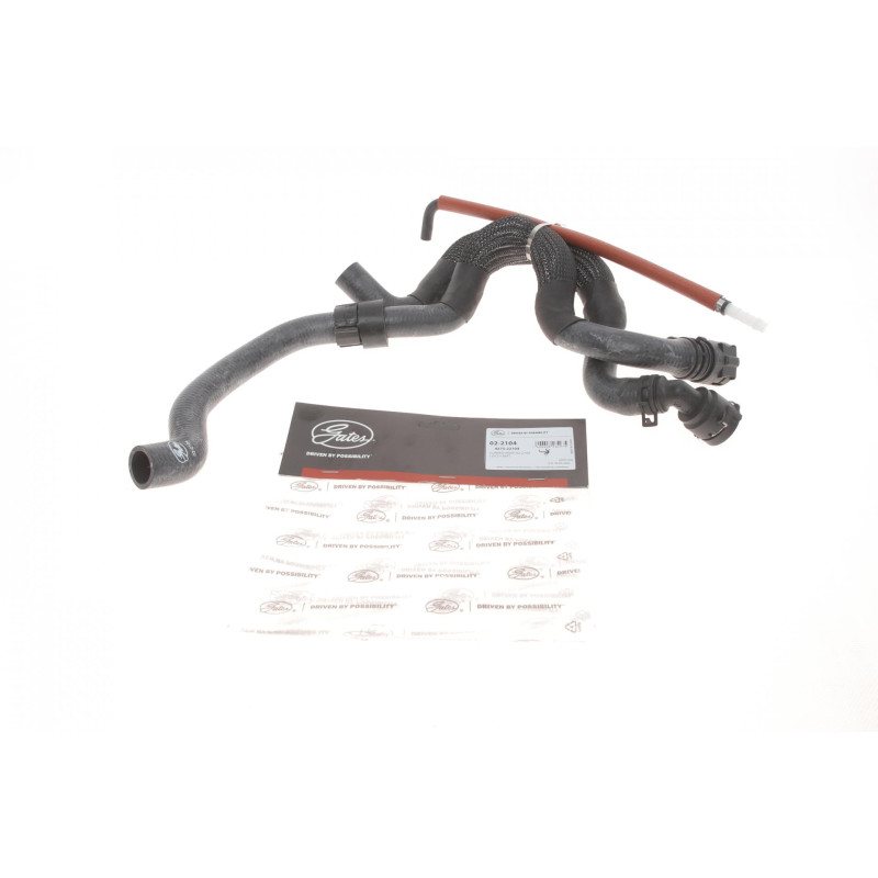 Патрубок системи охолодження гумовий з фітингами