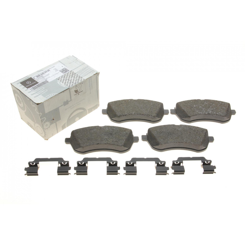 Колодки гальмівні (передні) MB C-class (S204/W204)/E-class (S212/W212) 07-