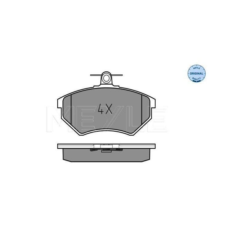 Колодки гальмівні (передні) VW Caddy II/Golf II-IV/Passat -04