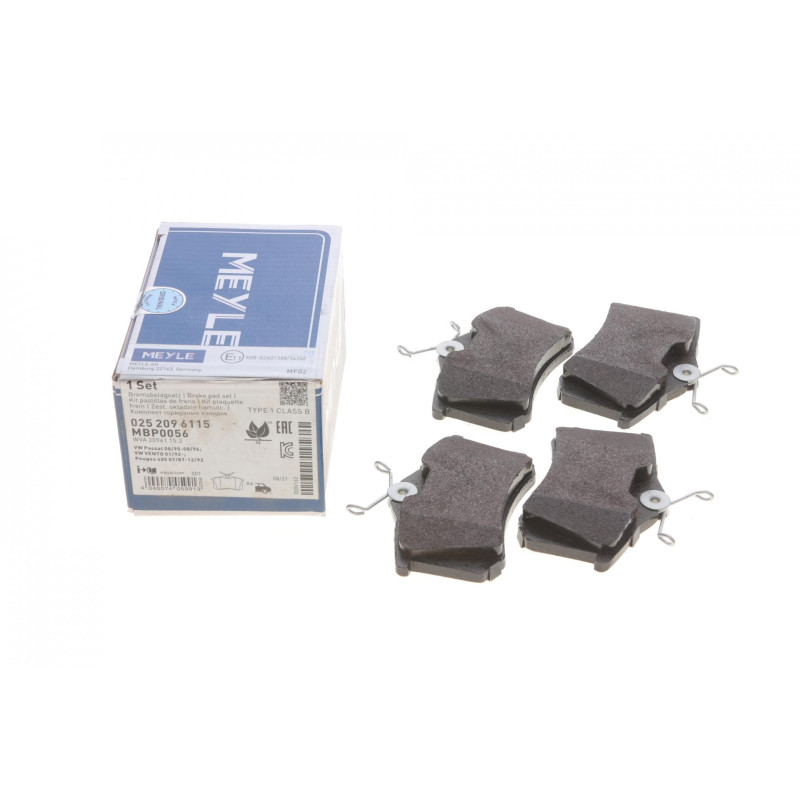 Колодки гальмівні (задні) VW Golf/Passat 83-02/ Peugeot 405 87-96 (87.1x52.8x15.1)