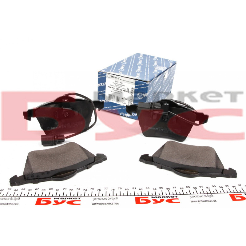 Колодки гальмівні (передні) VW T4 90-03 R16 (з датчиками)