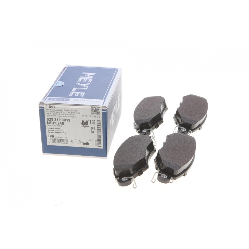 Колодки гальмівні (передні) Renault Kangoo 98- (Bosch)