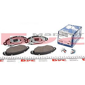 Колодки гальмівні (передні) Renault Kangoo 98- (Bosch) (Platinum)