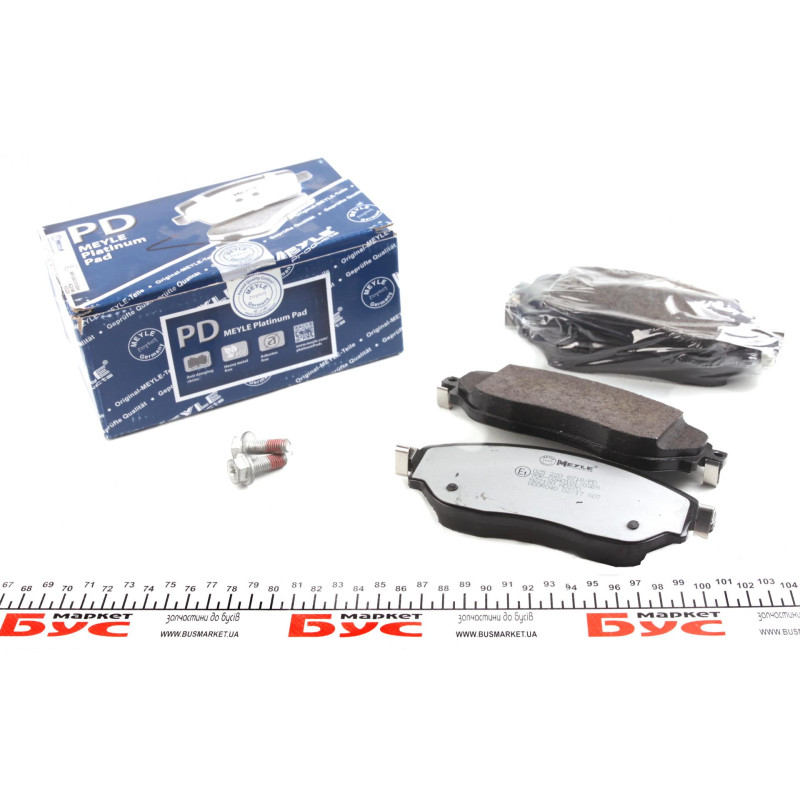 Колодки гальмівні (передні) Renault Trafic/Opel Vivaro 1.6 dCi 14-