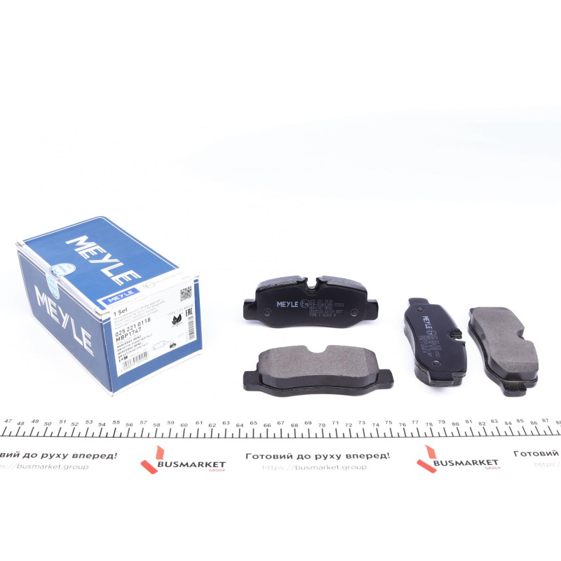 Колодки гальмівні (задні) MB Vito (W447) 14-