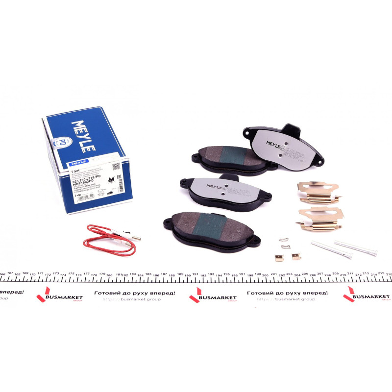 Колодки гальмівні (передні) Fiat Scudo/Peugeot Expert 96-