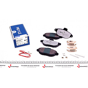 Колодки гальмівні (передні) Fiat Scudo/Peugeot Expert 96-