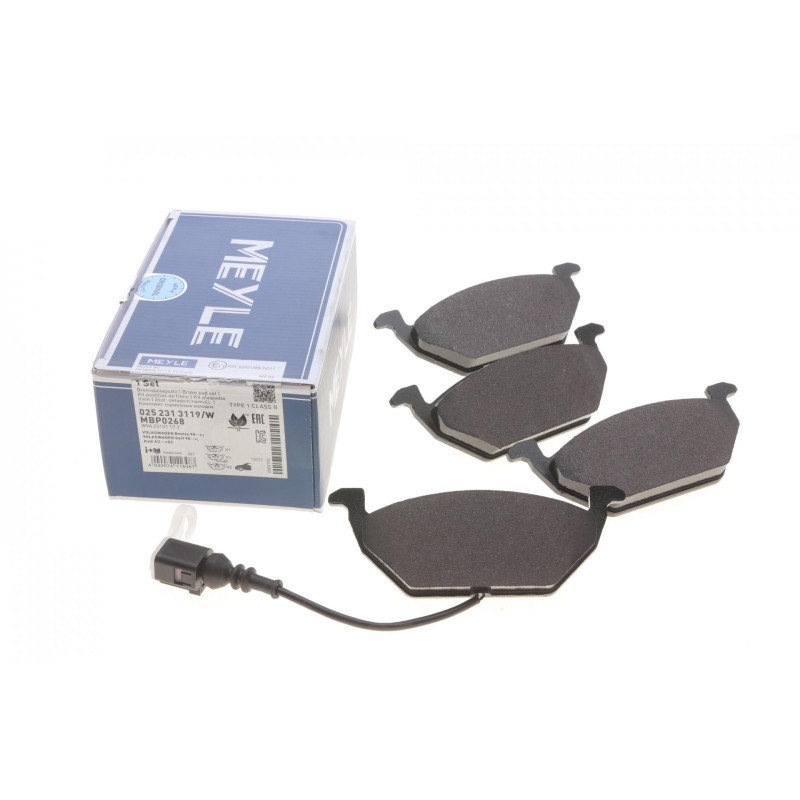 Колодки гальмівні (передні) VW Caddy 03- (з датчиком)