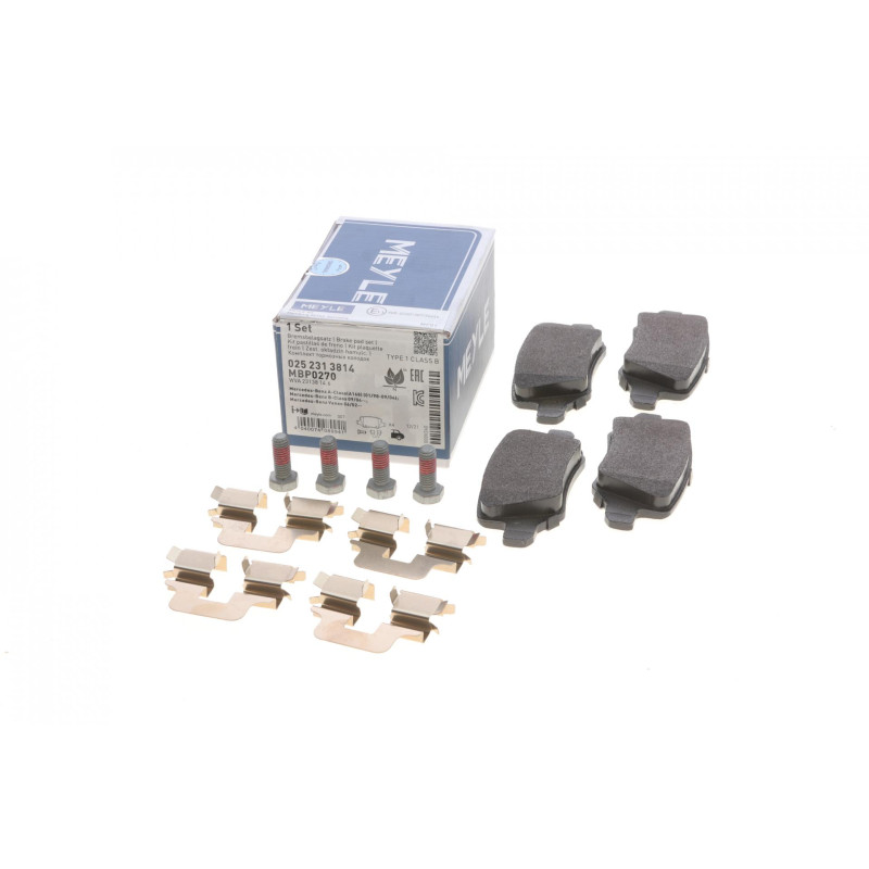 Колодки гальмівні (задні) MB A-class (W168) -04/ (W169) 04-12