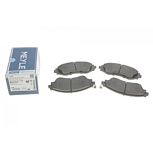 Колодки гальмівні (передні) Daewoo Lanos/ Nubira 1.6-2.2 97- (Akebono)