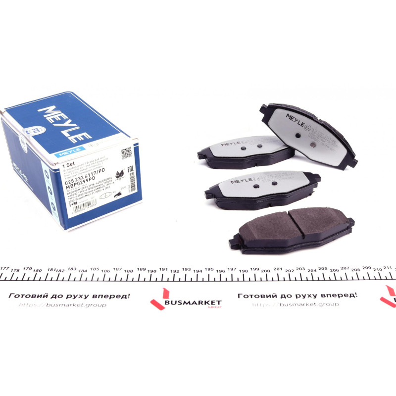 Колодки гальмівні (передні) Daewoo Lanos/Matiz 98-