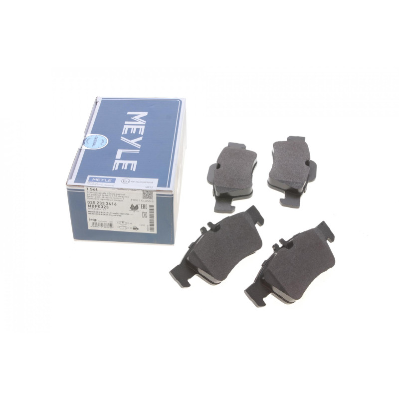 Колодки гальмівні (задні) MB E-class (W211/W212) 99-