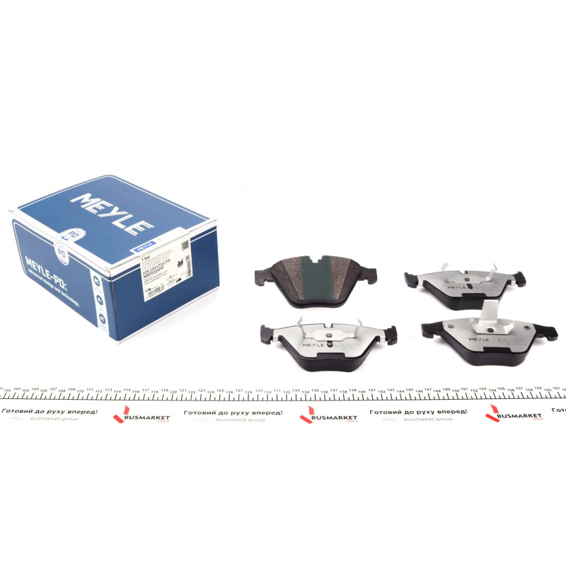 Колодки гальмівні (передні) BMW 5 (E60)/6 (E64)/7 (E65) 01- (Ate)