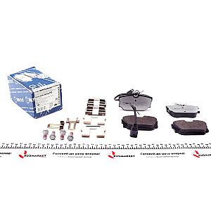 Колодки гальмівні (задні) VW T4 98-00- R16 (з датчиками)