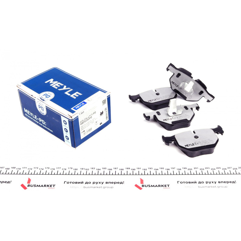 Колодки гальмівні (задні) BMW 7 (E65/E66/E67) 01-08 (Ate)