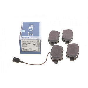 Колодки гальмівні (передні) Fiat Doblo/Citroen Nemo/Peugeot Bipper 08- (Bosch)