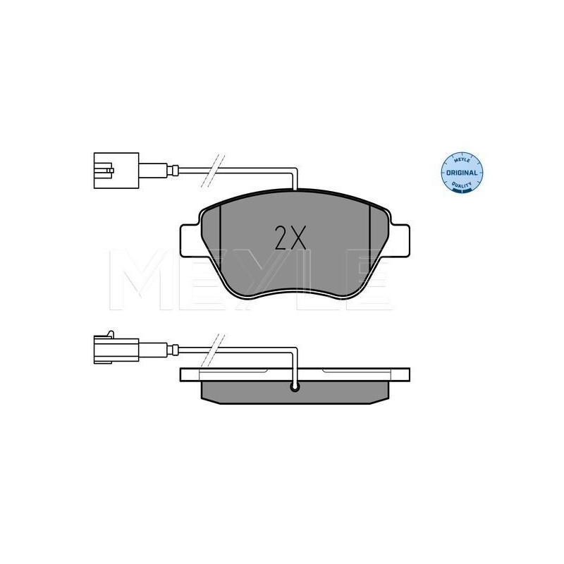 Колодки гальмівні (передні) Fiat Doblo/Citroen Nemo/Peugeot Bipper 08- (з датчиком)