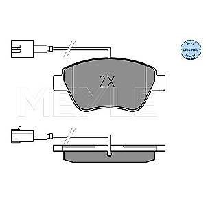 Колодки гальмівні (передні) Fiat Doblo/Citroen Nemo/Peugeot Bipper 08- (з датчиком)
