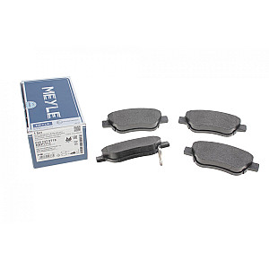 Колодки гальмівні (передні) Fiat Doblo 01- (122.9x53.3x18) (без датчика) (Bosch)