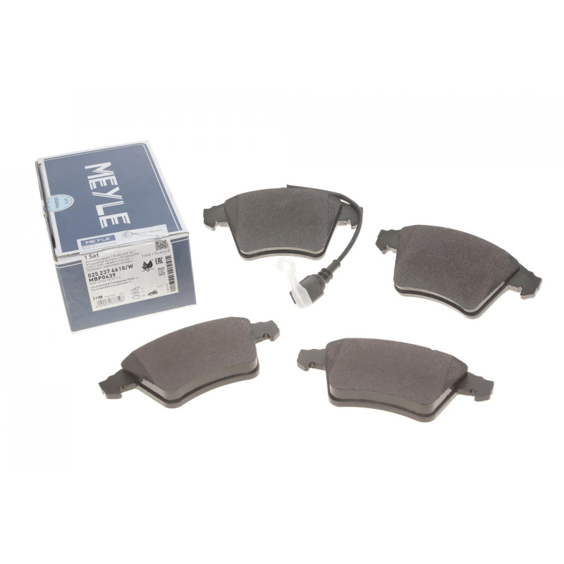 Колодки гальмівні (передні) VW T5 03- (18mm/17.6mm)