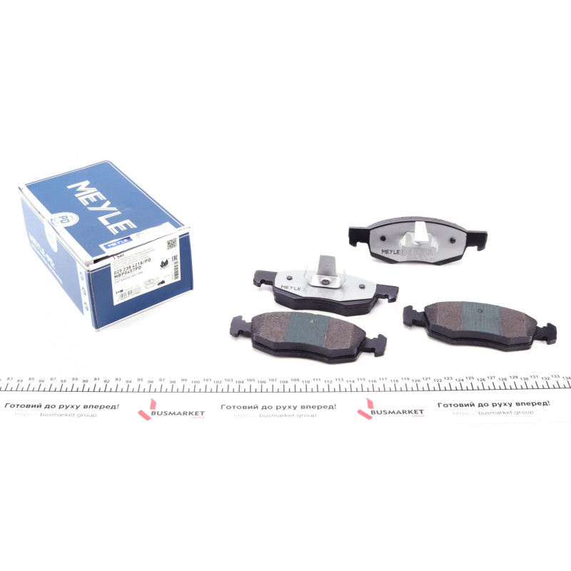 Більше не постачається Колодки гальмівні (передні) Fiat Doblo 01- (Ate)