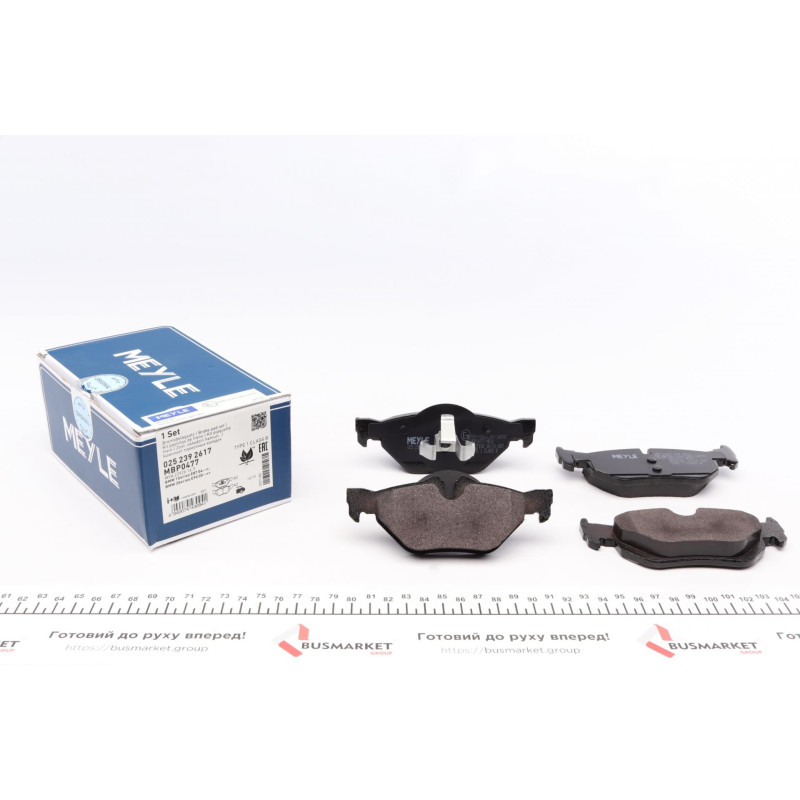 Колодки гальмівні (задні) BMW 3 (E90-E93) 04-13 (Ate)