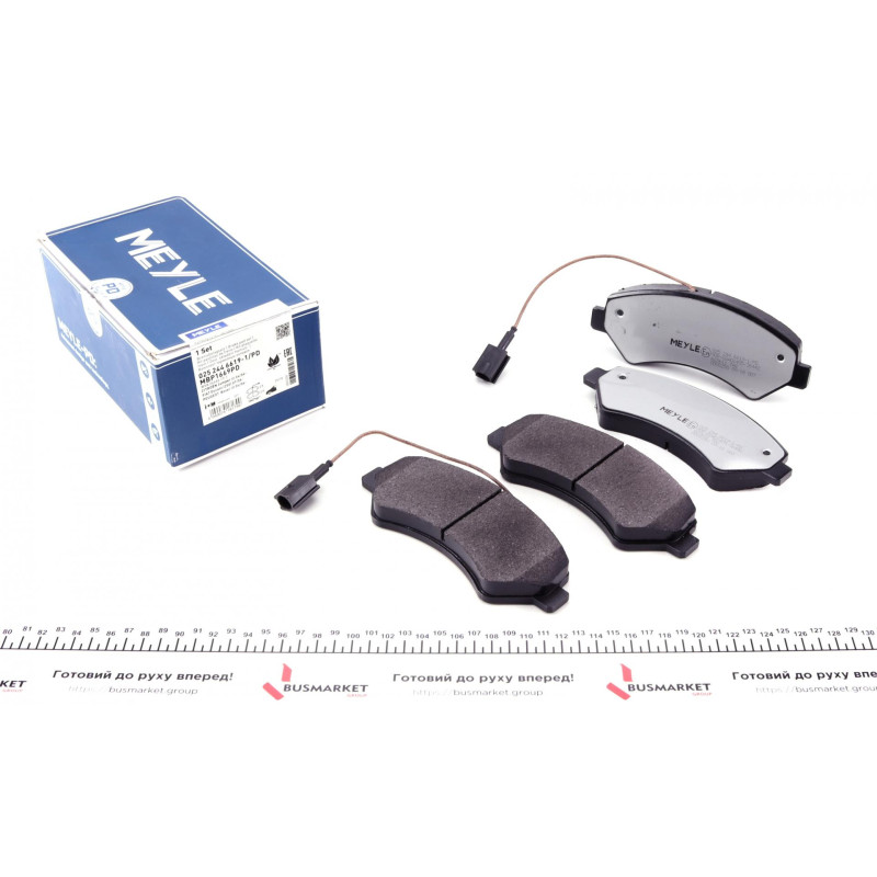 Колодки гальмівні (передні) Citroen Jumper/Fiat Ducato/Peugeot Boxer 2.0-3.0HDi 06- R16(з датчиком)