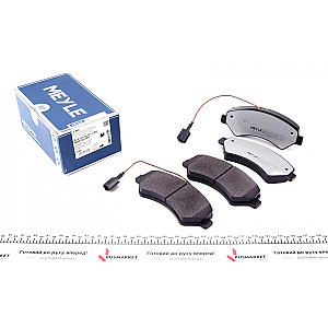 Колодки гальмівні (передні) Citroen Jumper/Fiat Ducato/Peugeot Boxer 2.0-3.0HDi 06- R16(з датчиком)