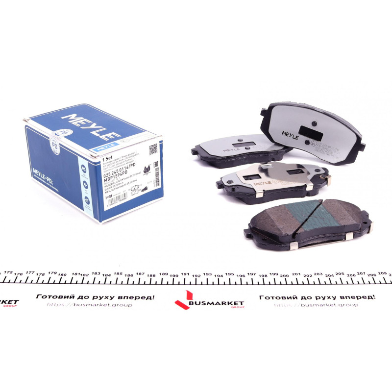 Колодки гальмівні (передні) Hyundai i40/ix35/Kia Sportage 10-