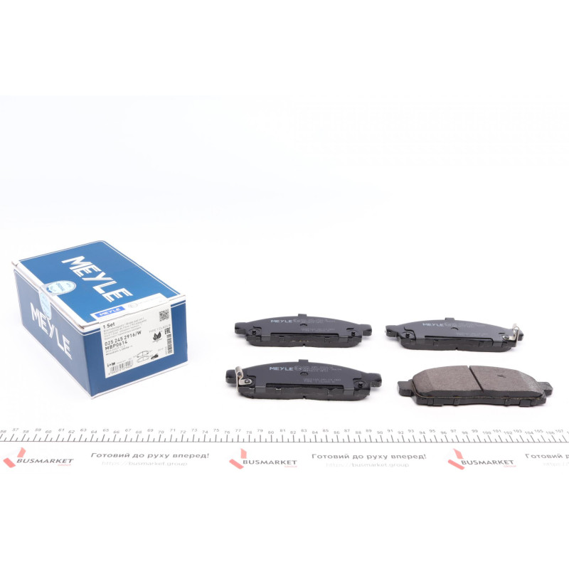 Колодки гальмівні (передні) Mitsubishi L200 2.5DI-D 05-15