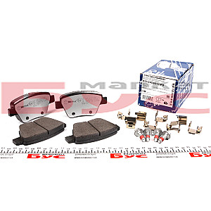 Колодки гальмівні (задні) VW Caddy 10- (Platinum)