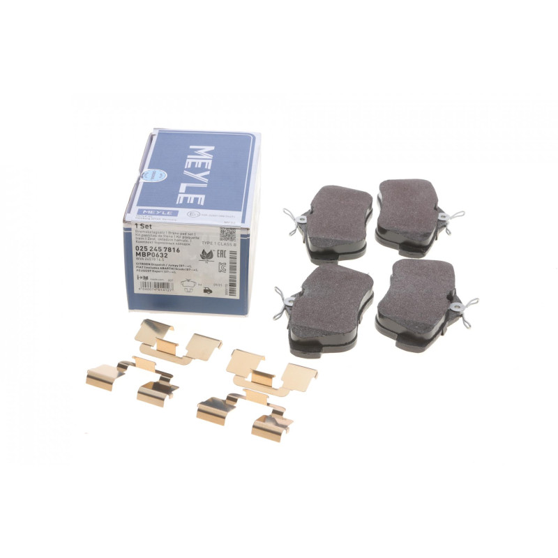 Колодки гальмівні (задні) Fiat Scudo/Peugeot Expert 1.6D/2.0D 07-