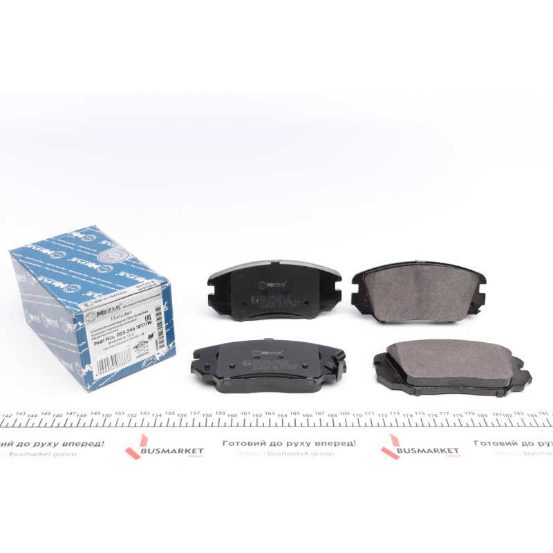 Колодки гальмівні (передні) Hyundai Sonata 04- (Mando)