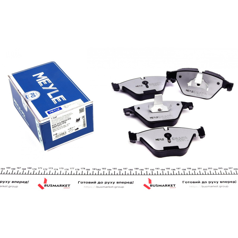 Колодки гальмівні (передні) BMW 5 (F10,F18)/7 (F01,F02,F03,F04) 2.5D/3.0i 08-