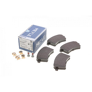 Колодки гальмівні (передні) Renault Kangoo 08- (131/62.3/17.5мм.)