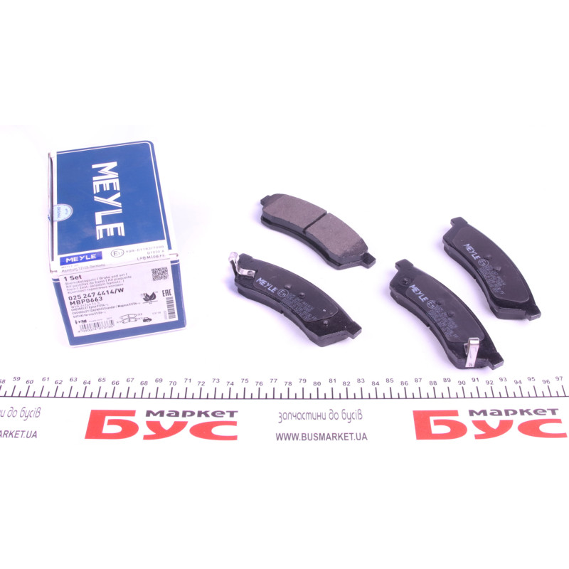 Колодки гальмівні (задні) Chevrolet Epica 2.0-2.5 05- (121.1x14.7)