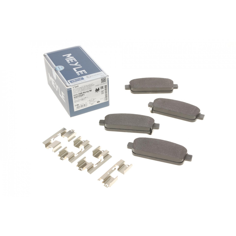 Колодки гальмівні (задні) Chevrolet Cruze/Opel Astra J 09- (R16)