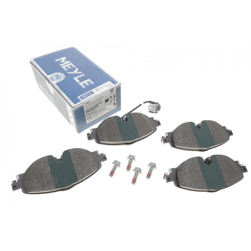 Колодки гальмівні (передні) VW Caddy IV/Golf VII/Passat B8/Skoda Octavia/Seat Leon 12- (з датчиком)