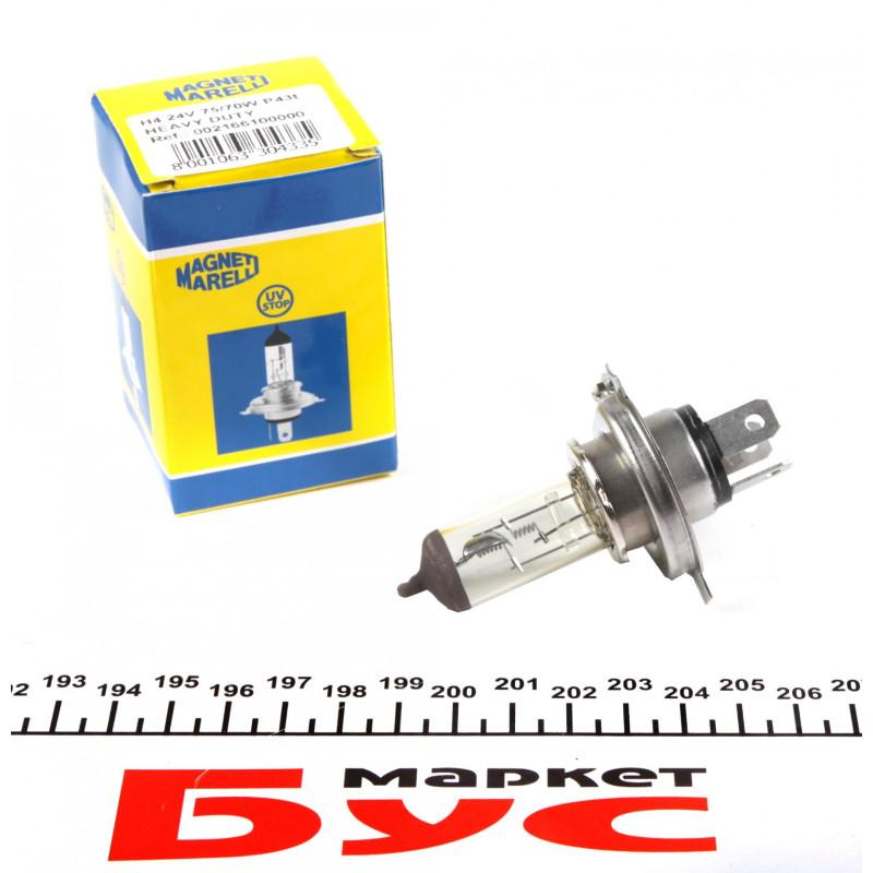 Автолампа H4 24V 75/70W P43t Heavy Duty (H4 24V HD)