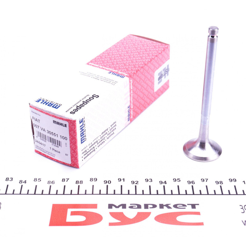 Клапан (випуск) Fiat Doblo 1.6 16V 01- (29.8x7x102.9)